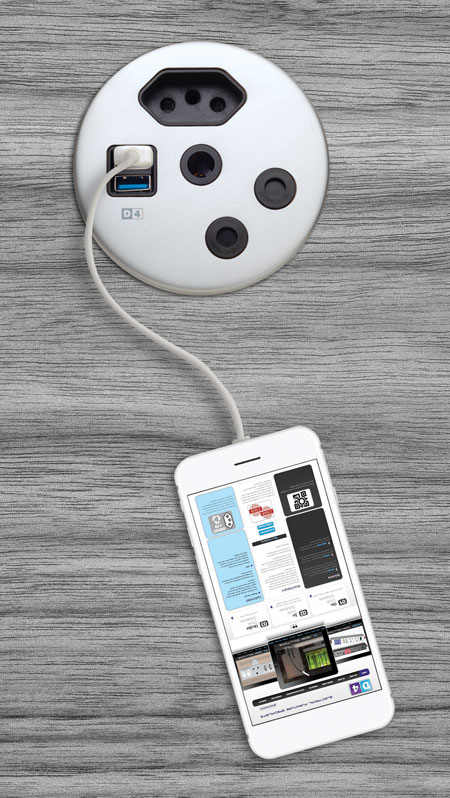 Dot In Desk Power Outlet img