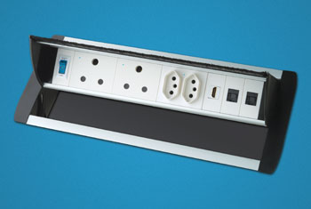 Pivot Range In Desk Power Outlet img