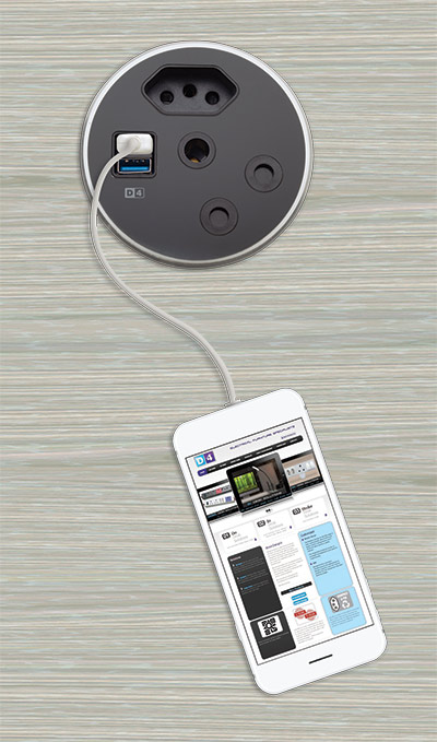 Dot In Desk Power Outlet img